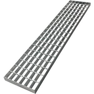 39.4x7.9 in. B125 Galvanized Steel Driveway Trench Drain Grate | Metal Channel Ditch Drainage Cover Heavy Duty Anti Corrosion Hot DIP Galvanizing Garage Factory Parking Lot Concrete Floor