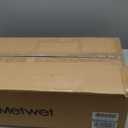 Bathroom Light Fixtures, 4-Light Modern Vanity Light with Clear Glass Wine Glass-Shaped Shade, Vanity Lighting Fixtures Over Mirror, Matte Black, VL155-MB-4