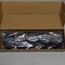 2 Inch Office Chair Casters Wheels Heavy Duty, 5 pcs Chair Wheel Replacement, Mute Rubber Rotating Desk Chair Wheels for All Floor, Smooth & Quiet Caster, Universal Standard Stem Size Fits 99%