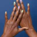 ohora Semi Cured Gel Nail Strips (N Pastel) - Yellow, Ombre, Works with Any UV/LED Lamps, Salon-Quality, Long Lasting, Easy to Apply & Remove - Includes 2 Prep Pads, Nail File & Wooden Stick