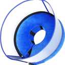 BARKLESS Inflatable Dog Cone, Soft Dog Donut Collar After Surgery, 2-in-1 Inflatable Collar with Detachable Anti-Licking Shield, Patented Donut Cone for Large Breeds to Stop Licking Wounds (Blue)