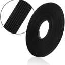 50 Yards High Density Polyester Boning for Sewing,Sew-Through Plastic Sewing Corset Boning for Wedding Party Bridal Gowns Dress(Black,6mm)