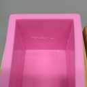 42oz Loaf Soap Making Supplies Kit, Included Adjustable Wooden Cutting Box + Rectangular Loaf with Wooden Box Stainless Steel Wavy+Straight Cutter  Silicone for DIY Soap Making