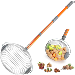 OYSY Acorn Picker Upper Roller - Nut Gatherer Roller with Long Handle, Pinecone Picker Upper for 1" - 2.5" Hickory,Chestnuts - Walnut Picker Upper Roller & Tennis Ball Picker,Golf Ball Picker Upper.