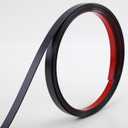 Matte Black Molding Trim, Peel and Stick Mirror Border Design, Flexible Wall Ceiling Floor Cabinet Tile Edge Moulding, 5m x 1cm