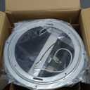 V2262-50 7 Inch Bathroom Exhaust Fan, 50 CFM Quiet Ceiling Vent Fan, 1.0 Sones Low Noise Extractor for 8" Opening, Through Wall Exhaust fan for Home, Bathroom, Laundry and Garage