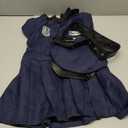 Wizland Police Costume For Girls Career Day Halloween Toddler Cop Costume Police Uniform Outfit for Girls 3-4Y