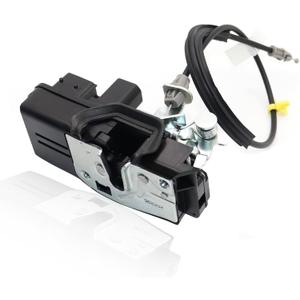 Door Latch Lock Actuator Front Left Driver Compatible With Cadillac CTS Base 2008-2014 Sedan, Wagon, Without Keyhole #22922943 15269872 19210210 20922217 22791011 25831217 25876536 931394 DLA1119