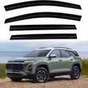 Window Visors Rain Guards for 2025 2026 Chevy Equinox LS LT RS Premier, Tape-On Window Deflectors, Weather Protection, Wind Noise Reduction, Chevy Equinox Accessories (4 Pcs)