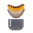 Lymphatic Contour Face Brush for Facial Massage, Rejuvenating & Depuffing - Manual Gua Sha Alternative for Jawline Lifting, Eye Bags, Double Chin & Neck Care (1 Pcs)