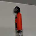 Ball Pump with Pressure Gauge, Dual Action Sports Ball Compact Pump with Needles and Nozzles, Portable Air Hand Pumps Little Pump for Basketball, Football, Soccer Ball, Rugby, Volleyball, Red