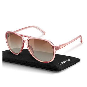 livho Trendy Polarized Aviator Sunglasses Women Men, Retro Sun Glasses for Women Men 2025, Oversized UV Protection Shades