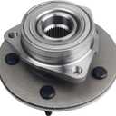 KUSATEC 515017 Front Wheel Bearing and Hub Assembly Compatible with Ford F-150 1997 1998 1999 2000, 5 Lug Bolts without ABS