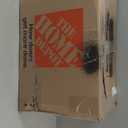 XL Post-Mount Mailbox, Weather Resistant, Large Outdoor Mailboxes, Galvanized Steel Heavy Duty Mailbox, Easy to Install, Flag Included, Black (18"x15.6"x11.8")