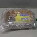 Air Fryer Liners Disposable for Dual Baskets, 200Pcs Rectangle Parchment Paper Liner for Ninja DZ201 DZ401, Chefman/COSORI 2-Basket Air Fryer, Oil Proof Baking Paper by Vailnd (8.6 x 5.5 Inch)