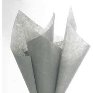 Korean Cotton Wrapping Flower Paper Non-Woven Floral Wrapping Paper 10 Sheets Florist Supplies Waterproof Flower Bouquet Wrapping Paper Floral Supplies for Fresh Flowers, 23.6x23.6 Inch (Grey)