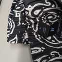 COZYEASE Men's Letter Graphic Print Drawstring Waist Shorts Casual Tie Front Track Athletic Gym Shorts Deep Black Large