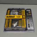 DEWALT Screwdriver Bit Set, 40 Pcs. Impact Ready, FlexTorq Impact Driver Bit Set with Storage Case (DWA2T40IR) (One Size)