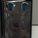 Linsoul KZ AS16 Pro Wired Earbuds, 16BA Balanced Armature Drivers Earphones HiFi Bass in Ear Monitor Earphones with Detachable 0.75mm 2 pin Cable (Cyan, Without Mic)