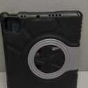 Lainergie Kids Case for iPad 10th Generation 10.9-inch (2022) & iPad Air 11-inch M2 (2024) & iPad Pro 11-inch M4 (2024), Lightweight Shockproof Case Built-in Screen Protector with Handle Stand, Black