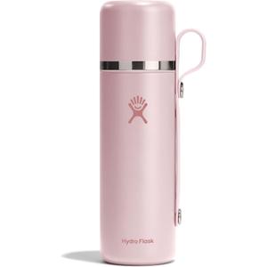 Hydro Flask Hot Flask & Cup  Insulated Stainless Steel, Hot Drink Travel Container for Coffee & Tea 28 Oz Trillium Pink