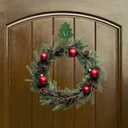 12pcs Christmas Garland Hangers, Silicone Holder Durable Christmas Garland Hanger for Mantle Practical Hook Accessories for Front Door Frame Staircase Fireplace Party Supplies (Green)