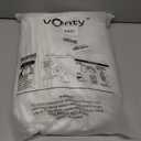 Vonty King Size Satin Sheets - Extra Deep Pocket, Cooling & Silky, 4 Piece Set, Ivory White
