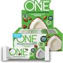 ONE Protein Bars, Chocolate Almond Bliss, Gluten Free with 20g Protein and 1g Sugar, Pantry Staples, 2.12 oz (12 Pack), Packaging May Vary, BBD 3/26