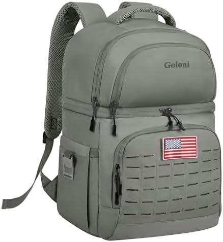 Goloni Insulated Cooler Backpack, 40L Large Leakproof & Lightweight Soft Cooler,Backpack Cooler for Outdoor