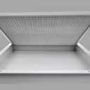 HVAC Premium 26" x 14" Cube Core Eggcrate Return Air Filter Grille for 1" Filter - Aluminum - White [Outer Dimensions: 28.5" x 16.5]