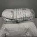 18x18 Decorative Throw Pillow Inserts-Down Feather Pillow Inserts-Square-Cotton Fabric-Set of 2-White 