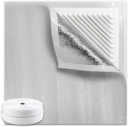 Xanadued Attic Fan Cover, Whole House Fan Cover, Fits Up to 50.79" x 50.79", with Velcro Strips