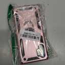 Military Grade Drop Impact for Samsung Galaxy Note 10 Plus Case 5G Metal Rotating Ring Kickstand Holder Magnetic Car Mount Armor Shockproof Case for Galaxy Note 10+ Plus Phone Case Rosegold