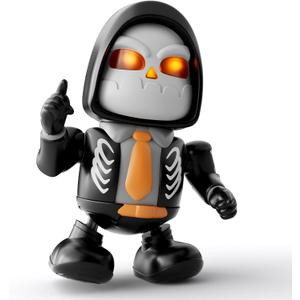 Kids Toys Halloween Robot Skeleton Toy, Prank Toys with Music & Dancing Toy Gifts for Boys & Girls Ages 3 to Up