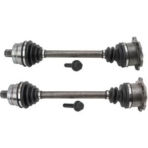 TRQ Front CV Axle Shaft Assembly Set Compatible with 1996-2001 Audi A4 Quattro 2000-2005 Volkswagen Passat