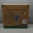 YULETIME 62-Inch Pre-Lit 3D Snowman, Pop-Up Lighted Christmas Snowman with 100 LED Warm White Lights