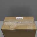 FEMELI Acrylic Tissue Box Cover,Rectangular Facial Tissue Holder Case Dispenser for Bathroom Kitchen Bedroom Office (9.85*5.1*4.5 inch(L*W*H), White)