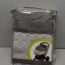 Tadpoles Quilted Stroller & Car Seat Cover - Light Grey | 27" x 20" x 2" | Made of 100% Super Soft Microfiber Polyester | Warm, Gentle & Durable | Ideal for Use as a Stroller Cover & Car Seat Cover