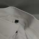 J.VER Men's Dress Shirts Solid Long Sleeve Stretch Wrinkle-Free Formal Shirt Business Casual Button Down Shirts (White, M)
