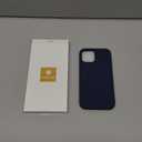 Miracase Compatible with iPhone 12 Case and iPhone 12 Pro Case, Liquid Silicone Gel Rubber Full Body Protection Shockproof Drop Protection Phone Case for iPhone 12/12 Pro 6.1 inch, Navy Blue