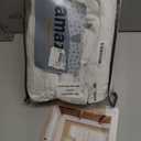 Pinch Pleated Linen Curtains 96 Inches Long for Living Room Bedroom, Light Filtering Boho Window Drape 96 inch 2 Panels Burgs with Hooks&Rings 8ft Cream Birch Sliding Glass Door Sheer Curtain Decor