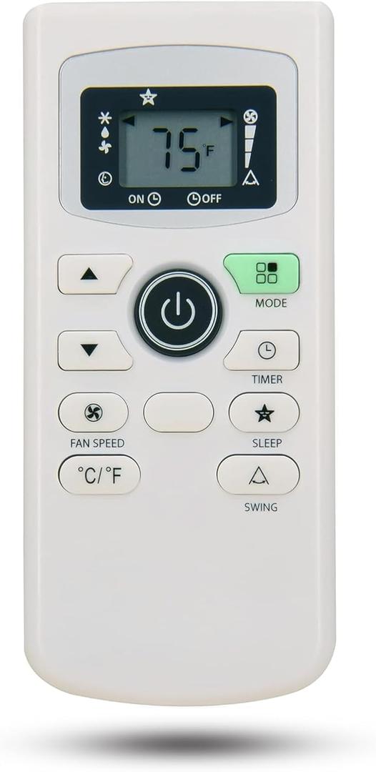 Replacement Remote Control for Black Decker AC Air Conditioner BPACT08 BPACT08WT BPACT10WT BPACT12H BPACT12HWT BPACT12WT BPACT14H BPACT14HWT BPACT14WT BPACT10 BPACT10HWT