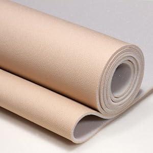 Hiksuky Auto Headliner Fabric 97" L × 60" W Stylish Mesh with Foam Backing - Tube Packaging - Brown Interior Replacement Material for Car/ Truck/ SUV/ RV Roof - Home Repair/ DIY Headliner Material