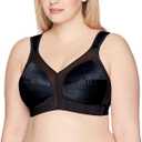 PLAYTEX Womens 18 Hour Comfort-strap Wireless Bra, Full-coverage With 4-way Trusupport, Plum Majestic, 50DDD US Black