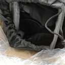 Pamo Babe Travel Crib Lightweight Playpen Baby Playard with Bassinet Portable Mini Playard (Black)