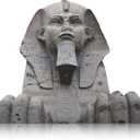 Novabright 5 Feet Great Sphinx Cardboard Cutout Stand-up Life Size Travel the World Theme Party Decoration Backdrop Photo Props Ancient Egyptian Stand up for Ancient Greek Theme Party Supply