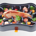 Marley Slowappy Slow Feeder - BPA-Free, Silicone Dog Feeding Bowl for Fast Eaters - Wet & Dry Food Suitable (Blue - Bowl Only)