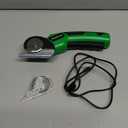 Cardboard Cutter, Rechargeable Cordless Electric Scissors, 4V Upgrade Motor Electric Box Cutter with 2 Blades, Safety Lock & LED Light, Powerful Cutting for Cardboard Box, Plastic, Leather (Green)