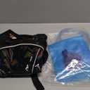 Rave Hydration Pack, Hydration Backpack with 2L Hydration Bladder, Festival Essential Water Backpack for Hiking, Running, Cycling, and Music Festivals (Black)