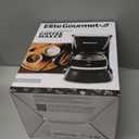 Elite Gourmet EHC4128 Automatic 4-Cup Brew & Drip Coffee Maker with Pause N Serve, Glass Carafe, Reusable Filter, On/Off Switch, Keep Warm, Water Level Indicator, Black